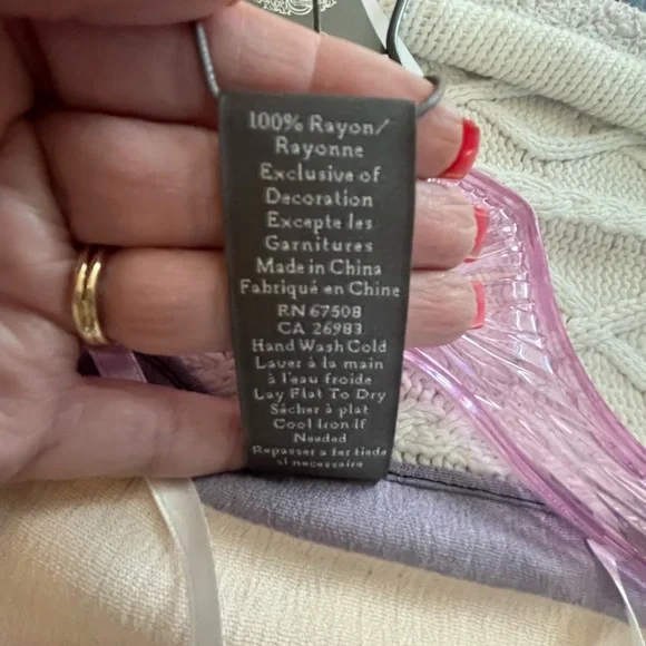 New! Vince Camuto Lily Botanical Floral Kimono Cardigan, Wrap Rayon OSFM - Picture 14 of 16